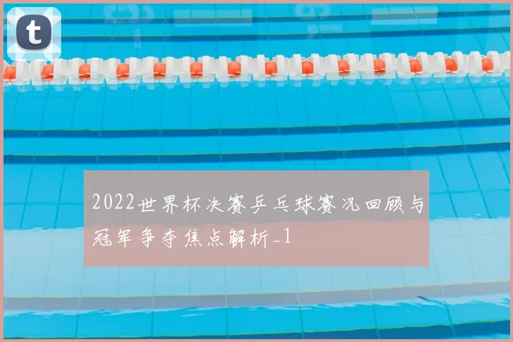 2022世界杯决赛乒乓球赛况回顾与冠军争夺焦点解析_1